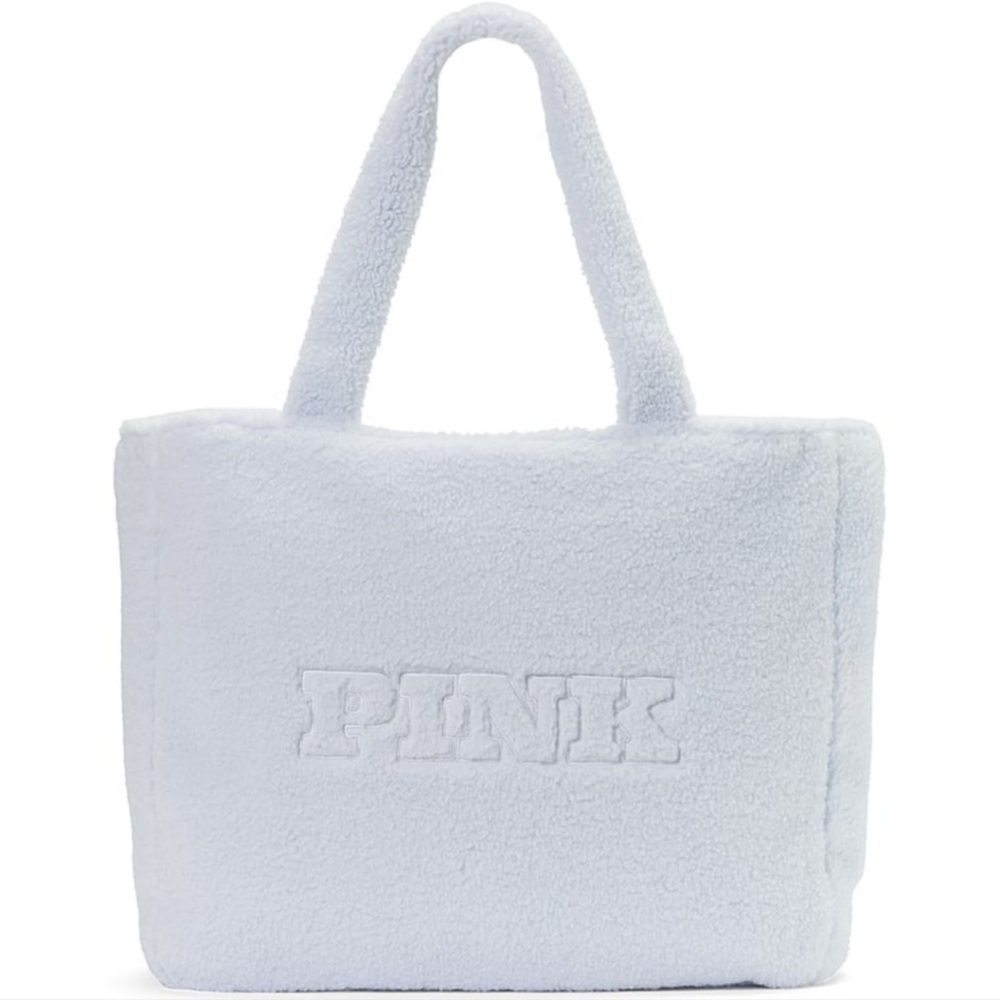 PINK Victoria's Secret Soft Tote - Light Blue